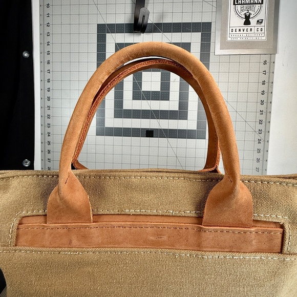 BOMBA®  |  KERALA BAG™  |  LEATHER/CANVAS TOTE  |  UTILITY  |  XLNT  | - Picture 7 of 16